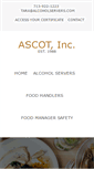 Mobile Screenshot of alcoholservers.com
